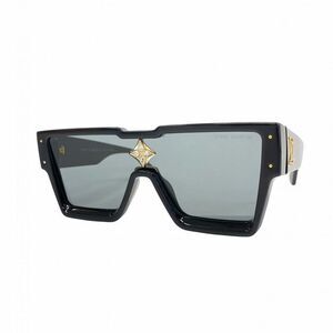 Louis Vuitton Sunglasses Cyclone Z1578e Black Men's